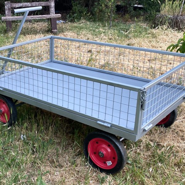 Carro Plataforma Plana Con Barandas