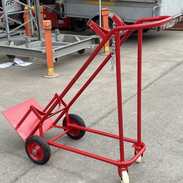 Carro Para Oxigeno y argon cuatro ruedas