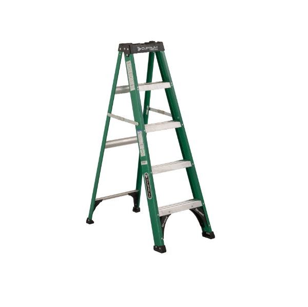 ESCALERA TIJERA FIBRA DE VIDRIO 1.55 METROS 5 peldaños
